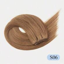 缝合式接发，真人发，12-22英寸发束，1B自然黑双层直发，50克发束，柔顺直发，适合派对、婚礼及日常佩戴。 - 彩色 - 查看 31