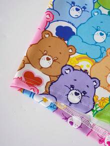 SHEIN X Care Bears Women's Cute Colorful Bear Print Boxer Briefs - Pink - View 4