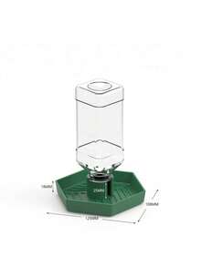 1 pieza Alimentador automático de agua para reptiles de plástico ligero y liso, bandeja de bebida estable antideslizante para tortuga, lagarto semiacuático, dragón barbudo, tortuga de agua, hábitat de cría, terrario, decoración y suministros para reptiles - Multicolor - Ver 6