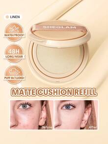 SHEGLAM Lock & Go 持久氣墊粉底(補充裝)-Linen - Linen - 查看 1