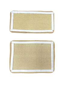 Rabbit Scratch Pad, Sisal Rabbit Scratching Pad, Natural Rabbit Anti-Slip Pad, Nail And Tooth Care, Sun Rabbit Mat, Small Animal Chew Toy, Pet Rabbit Cage, Bedding, Bite And Sleep Nesting, Suitable For Small Animals - Multicolor - View 7