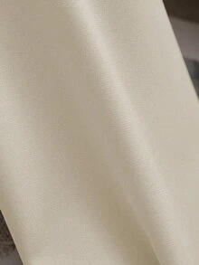 Franclia 2 件套优雅闪亮面料上衣和褶皱中长裙套装，适合分层穿着或单独穿着，秋冬 - 彩色 - 查看 4