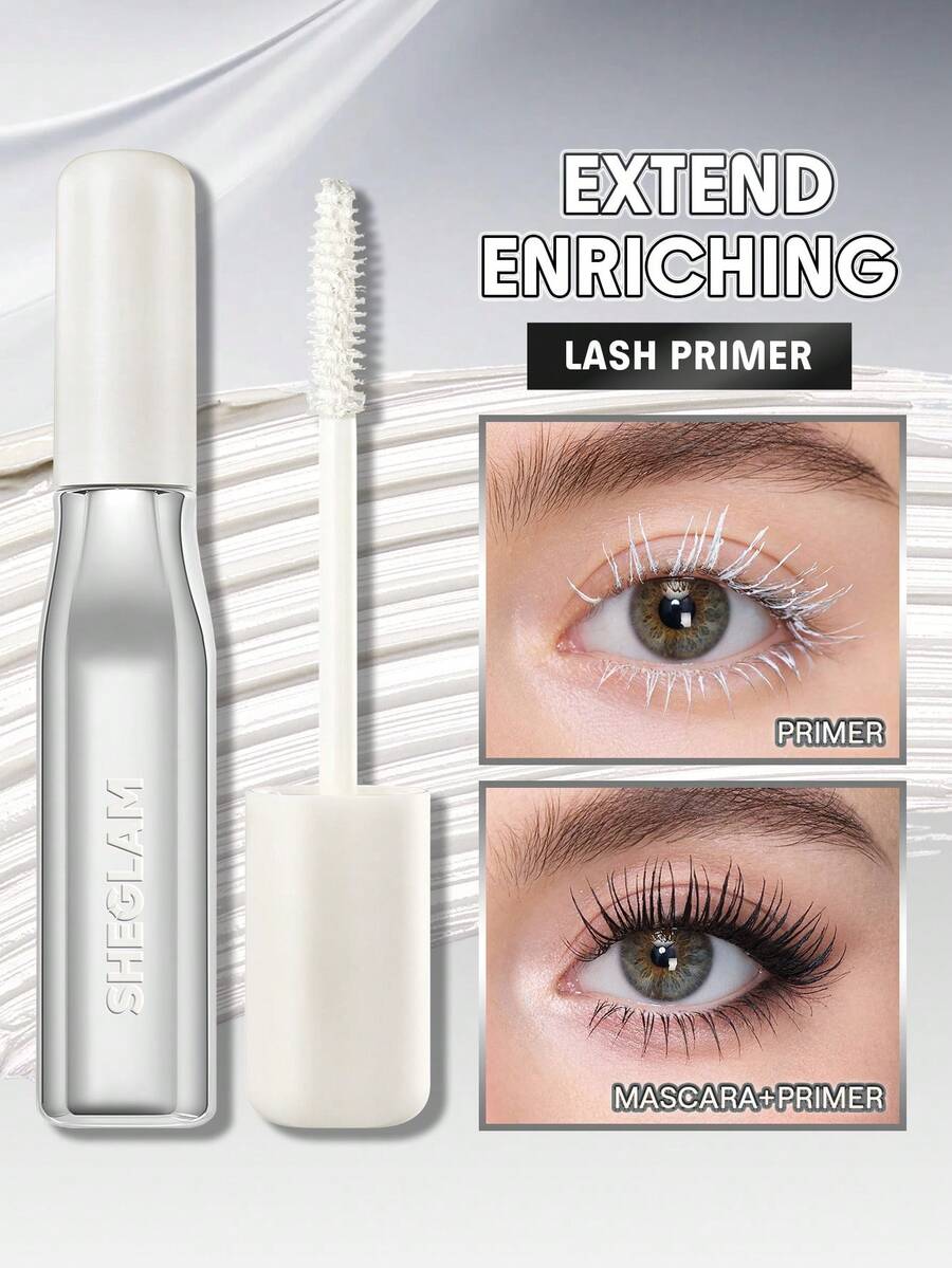 SHEGLAM Lashlighter Extend Prebase Enriquecedora para Pestañas - Blanco - Ver 1