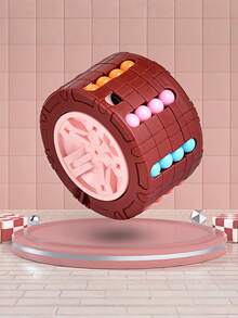 1pc 3D Rotating Stereo Maze Ball Cube, A Portable Educational Tabletop Game Suitable For Spatial Logic Training Enthusiasts, Educational Toy - Multicolor - View 2