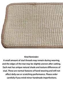 Rabbit Scratch Pad, Sisal Rabbit Scratching Pad, Natural Rabbit Anti-Slip Pad, Nail And Tooth Care, Sun Rabbit Mat, Small Animal Chew Toy, Pet Rabbit Cage, Bedding, Bite And Sleep Nesting, Suitable For Small Animals - Multicolor - View 8