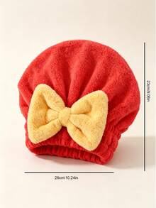 4pcs JapaneseStyle Hair Drying Caps For Women, HeadWrapped Design Crafted From Soft Coral Fleece Fabric With Super Water Absorption And Quick-Drying Performance It Easily Wraps Long Hair And Saves Hair From HighTemperature - Multicolor - View 3