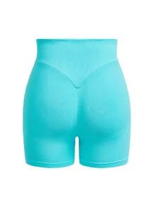 Velisys Velisys 2pcs Women's High Waist Seamless Compression Shorts, Butt Lifting Workout Yoga Running Fitness 3/4 Shorts - Multicolor - View 7