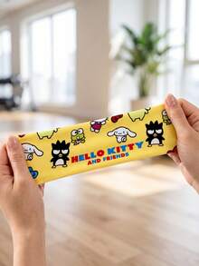 HELLO KITTY AND FRIENDS | SHEIN Hello Kitty 1pc Soft Sweat Wicking Yoga Fitness Hair Wrap - Multicolor - View 6