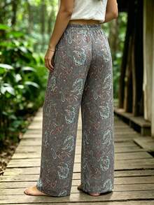 Linhara CURVE Celana Panjang Katun Country-Club Ms Big Yards Model Lurus - Grey - View 2