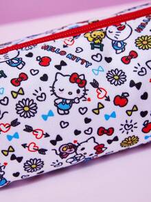 HELLO KITTY AND FRIENDS | Joivida Collaboration 1入 時尚便攜迷你化妝包，可愛卡通印花，輕量化妝品收納盒，適合女性與女孩，亦可作為筆袋收納筆，適合日常使用、旅行、居家、開學，多功能旅行必備女士配件 - 彩色 - 查看 6