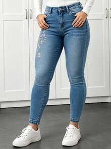 Women Jeans - Baby Blue - View 9