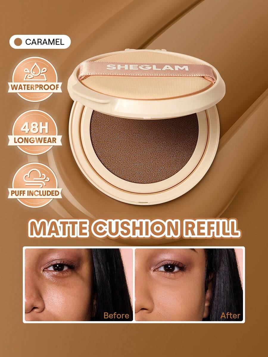 SHEGLAM Lock & Go 持久氣墊粉底-Caramel - Caramel - 查看 1