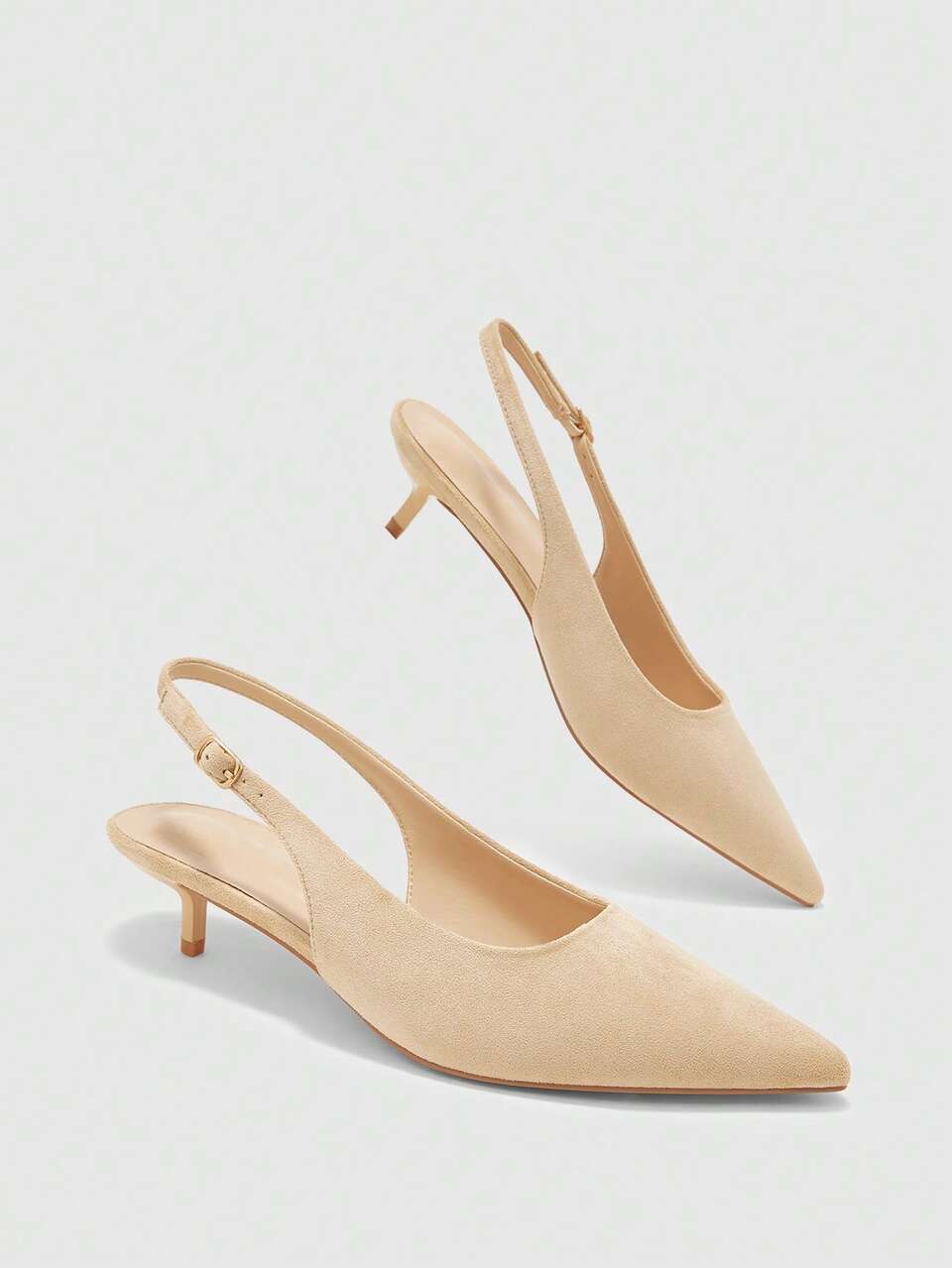 CUCCOO BIZCHIC New Apricot Thin Heel Pointed Fashion Versatile Women's High Heel Shoes Fall Shoes