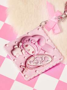 HELLO KITTY AND FRIENDS | SHEIN 1個新款創意卡通可愛休閒鑰匙圈，IP聯名設計，可愛個性化，簡約大方，也可作為配件使用 - 粉色 - 查看 3