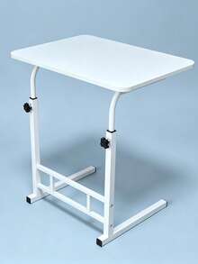 1組 50*30cm 簡約可調高移動式邊桌，臥室客廳室內外通用便攜折疊桌，電腦筆電支架，居家辦公家具，小空間多功能托盤桌 - 彩色 - 查看 9