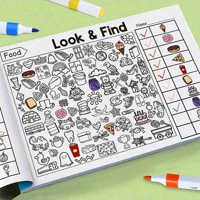Children's Interactive Seek - And - Find Game Book - Enhance Brain With Sudoku …