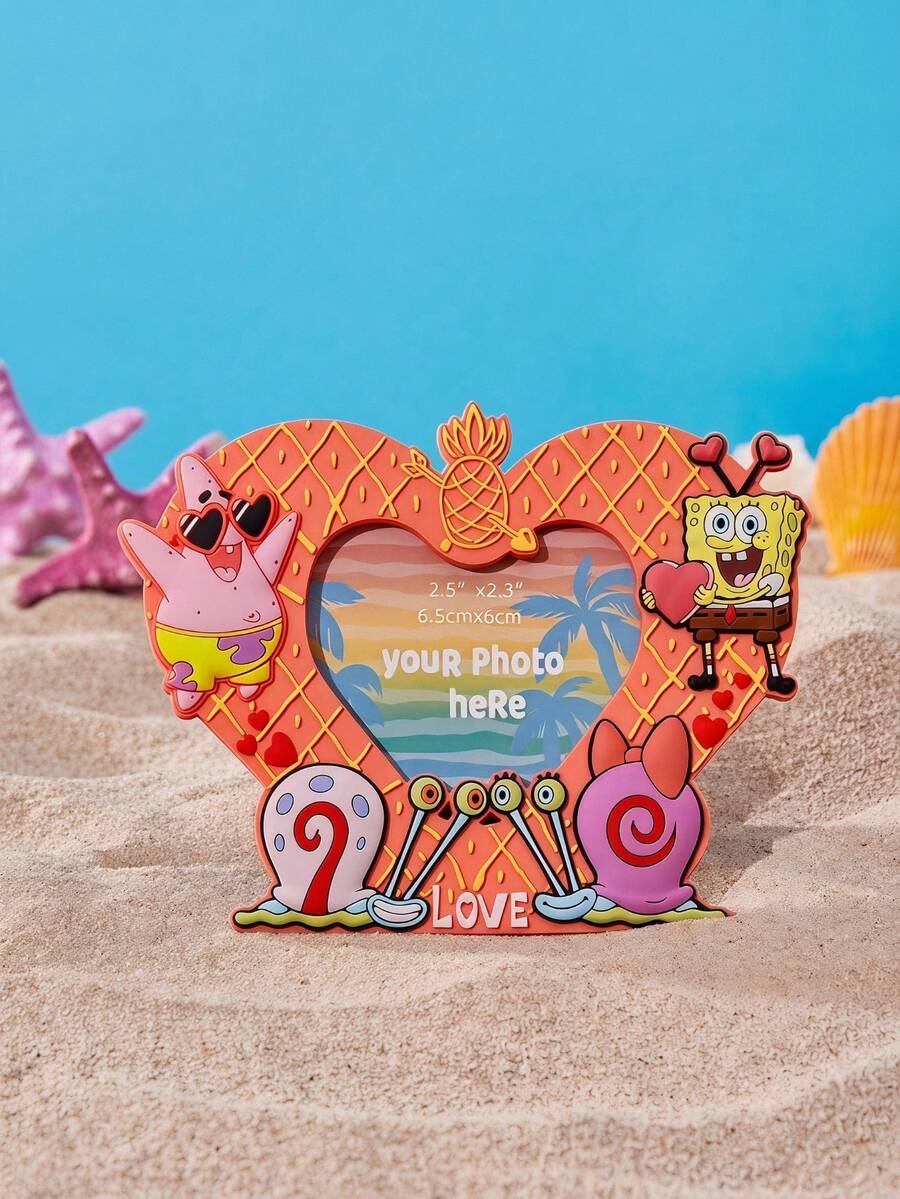 SpongeBob SquarePants | Joivida 1個聯名亮橘色卡通角色與字母磁吸冰箱貼,可愛冰箱磁鐵,適合居家廚房、辦公室、宿舍,也是獨特的個性化週年、生日、派對贈禮或聖誕襪填充禮物 - 1PC - 查看 1