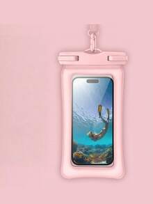 Bolsa Universal à Prova d'Água para Telefone, Capa de Telefone à Prova d'Água 3D, Bolsa de Secagem de Telefone. Ideal para Natação, Dias Chuvosos e Atividades ao Ar Livre para Evitar o Incômodo do Seu Telefone Ser Danificado pela Água. - Multicolorido - Visão 12