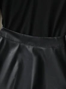 Franclia 优雅百搭条纹拼接连体裤搭配泡泡裙两件套，秋冬女装 - 彩色 - 查看 6