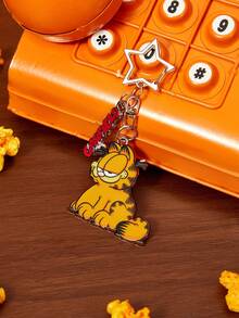 GARFIELD | SHEIN 1個星星鑰匙圈包包吊飾 耳機配件裝飾 日常禮物 - 彩色 - 查看 5