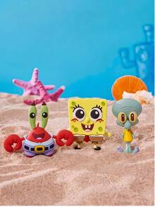 SpongeBob SquarePants | POKOJA LAND 3/4/6入組可愛卡通動物造型冰箱磁鐵組，有趣多彩設計，強磁吸附，可愛廚房家居裝飾，適用於冰箱、辦公室白板、學校置物櫃，亦適合週年、生日或節日的趣味個性化禮物 - 均碼 - 查看 11