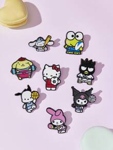 HELLO KITTY AND FRIENDS | Joivida 2件組可愛運動卡通角色金屬徽章套組，適用於衣物與配件，男女皆宜 - 2pcs - 查看 11