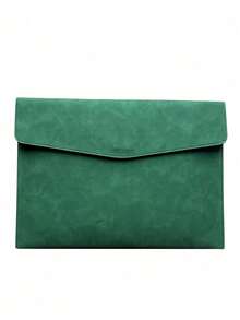 1PC Minimalist A4 Leather Document Organizer Bag, Office Storage File A4 Miscellaneous Items Business Document Bag, Portable Document Bag (Artificial Leather) - multicolor - View 18