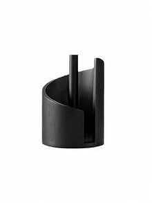 1pc 2026 New Wooden Tissue Box Holder - With Round Base, Suitable For Kitchen And Living Room Countertop, Modern Design (Brown) - Multicolor - View 12