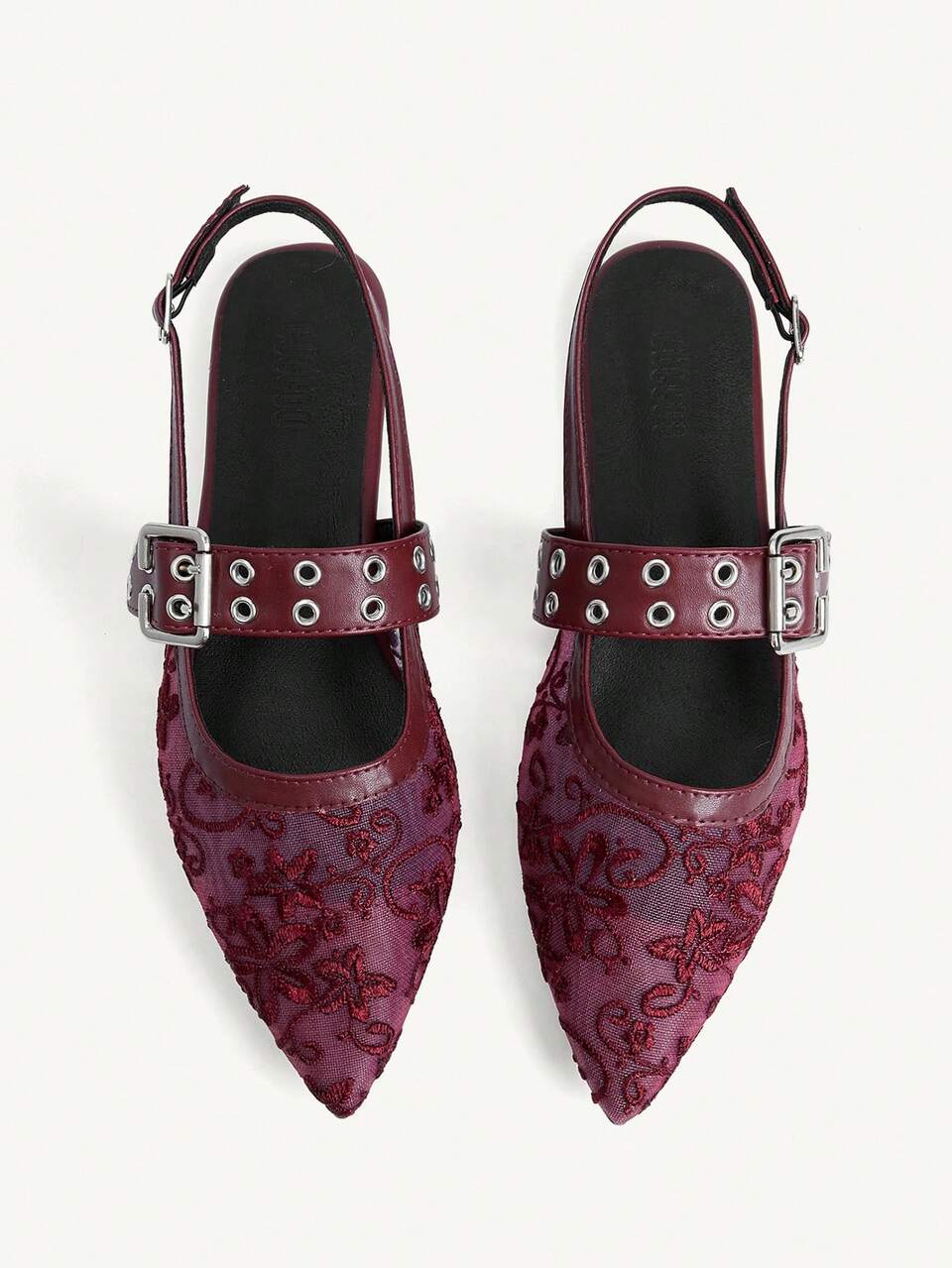 CUCCOO CHICEST Ladies, Willow Nails, Buckles, Flat Shoes.