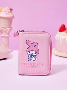 HELLO KITTY AND FRIENDS | Joivida 1 chiếc ví cầm tay thời trang màu hồng, thiết kế nhiều ngăn dung lượng lớn, in hoạt hình dễ thương với 3 kiểu dáng, nhẹ & tiện lợi cho sử dụng hàng ngày, mua sắm, du lịch và làm quà tặng - Nhiều màu - Xem 11