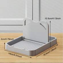 Kitchen Multi-Functional Stand-Up Pot Rack With Countertop, Pot Cover That Can Be Folded And Wall-Mounted, Soup Spoon Storage Rack, Shelf - Multicolor - View 4