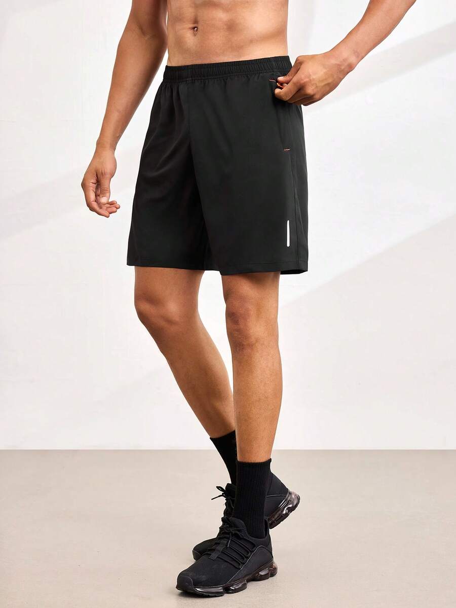 Driftmere Men's Loose Fit Athletic Shorts, Suitable For Sports, Fitness, Running, Gym Wear Black Summer