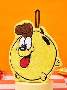 GARFIELD | Joivida 1件可愛卡通手巾，超吸水珊瑚絨懸掛式手巾，柔軟快乾廚房與浴室清潔毛巾 - 彩色 - 查看 6