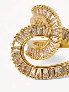 Opalesca Wrapped Track Ring - Gold - View 9