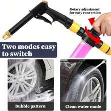 Heavy Duty Pressure Washer Hose - Long Reach High Pressure Cleaning Wand, Suitable For RVs, Trucks, …Boats And Home Cleaning | Black Spray Gun Hose, Suitable For Outdoor Maintenance And Watering - High pressure water gun - View 8
