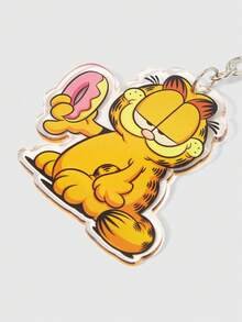 GARFIELD | SHEIN 卡通橘貓壓克力鑰匙圈，可愛動物包包掛飾 - 多色11 - 查看 4