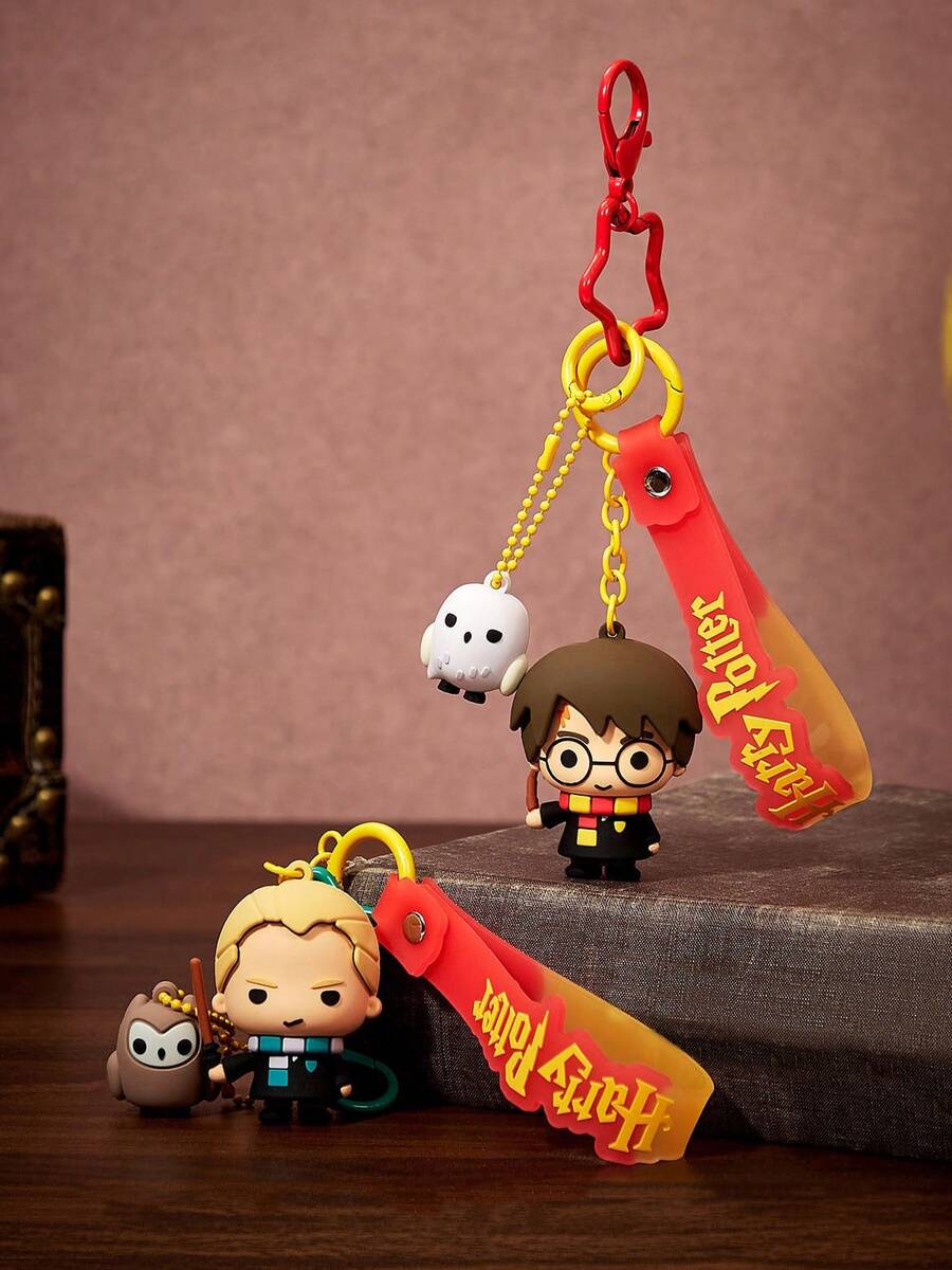 HARRY POTTER X POKOJA LAND سلسلة مفاتيح، زينة حقيبة، سلسلة تعليق حقيبة - متعدد الألوان - مشاهدة 1