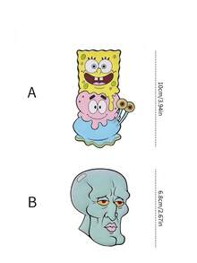 SpongeBob SquarePants | POKOJA LAND 1個趣味造型冰箱磁鐵，適合冰箱裝飾，適用於廚房裝飾，同時也是開瓶器，適合居家、派對、宿舍，是獨特的喬遷、生日或週年紀念禮物 - 彩色 - 查看 3