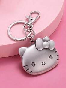 HELLO KITTY AND FRIENDS | POKOJA LAND 1個卡通造型鑰匙圈，輕巧精緻，合金材質，可愛優雅。可用作包包吊飾、行李吊牌或汽車鑰匙圈，適合日常通勤與旅行。也是送給女友、閨蜜或自己的生日、情人節、聖誕節等節日的理想小禮物 - 銀色 - 查看 6