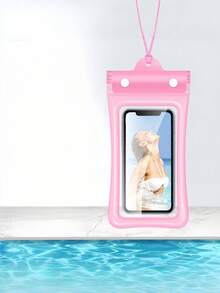 Bolsa Universal à Prova d'Água para Telefone, Capa de Telefone à Prova d'Água 3D, Bolsa de Secagem de Telefone. Ideal para Natação, Dias Chuvosos e Atividades ao Ar Livre para Evitar o Incômodo do Seu Telefone Ser Danificado pela Água. - Multicolorido - Visão 16