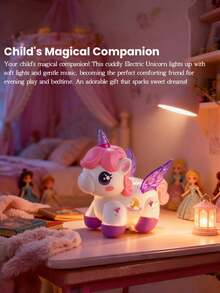 Electric Stunt Spinning Unicorn Toy, Rechargeable With Music & Lights, Cartoon Animal Shaped Toy For Girls,Toys For Kids Kids Toys Fidget Toys Fidget Toys For Kids Travel Toys,Sensory Toys Boys Toys Toys For Girl Games,Toys For Girl,Boys Toys - Multicolor - View 4