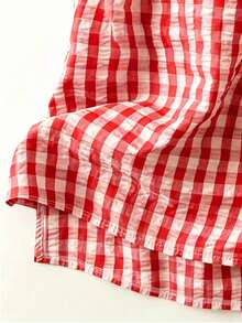 Linhara Spring/Summer New Vacation Casual Style Pattern Plus Size Women's Sleeveless Tank Top - Red - View 3