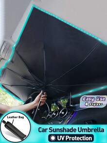 Stay Cool And Protected With 1pc Car Sunshade For Summer - Multicolor - View 1