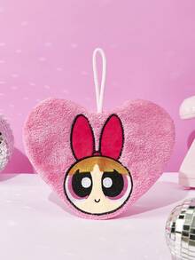 THE POWERPUFF GIRLS X Joivida 1件小女警姐妹卡通圖案毛巾，珊瑚絨吸水快乾抹布，易掛收納，馬卡龍柔和配色，可用於浴室、廚房、宿舍、公寓裝飾，週年可愛禮物 - 彩色 - 查看 4