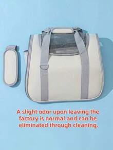 1pc Foldable Breathable Pet Carrier Backpack, Portable Sling Bag For Small Dogs & Cats, Suitable For Outdoor Use - Multicolor - View 10