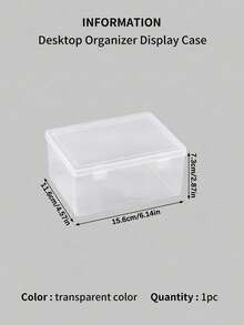 Rectangular Clear Plastic Storage Box With Flip Lid, Multipurpose Organizer For Fishing Tackle Jewelry Electronic Components Hardware Toys Home Organization - Multicolor - View 8