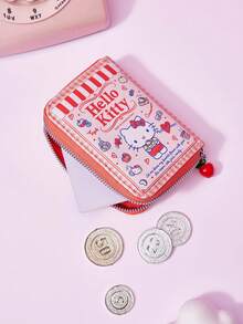 HELLO KITTY AND FRIENDS | Joivida 1 chiếc ví cầm tay thời trang màu hồng, thiết kế nhiều ngăn dung lượng lớn, in hoạt hình dễ thương với 3 kiểu dáng, nhẹ & tiện lợi cho sử dụng hàng ngày, mua sắm, du lịch và làm quà tặng - Nhiều màu - Xem 3