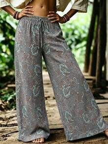 Linhara CURVE Celana Panjang Katun Country-Club Ms Big Yards Model Lurus - Grey - View 4