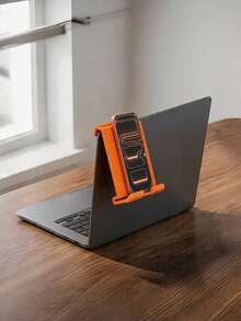 1件裝 柔軟矽膠手機支架，可折疊可變形懶人支架，便攜旅行桌面手機、平板與筆電支架，創意桌面支架 - 多款 - 查看 3