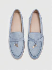 CUCCOO BIZCHIC Elegant And Generous, Casual Workplace, Commuting Temperament, Women's Flat Shoes, Fashionable And Versatile Dating, Workplace Wear - Blue,, - View 1